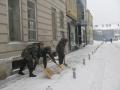 SAF helps the citizens of Serbia in clearing the snow